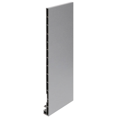Keralit dakrandpaneel 300mm (6mtr lang) Grijs (RAL 7001) | 2831