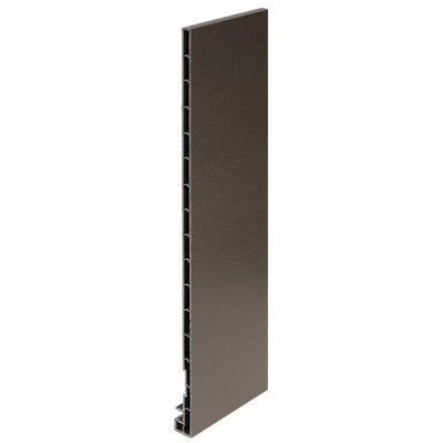 Keralit dakrandpaneel 350mm (6mtr lang) Kwartsgrijs (7009) | 2835