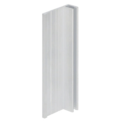Basis aluminium eindprofiel | 400cm | 2807