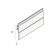 Shadowline aluminium profiel zwart - artikel 2881