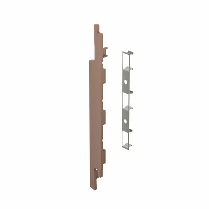 Eindkap+connector rechts voor 2815 (5st) - Bruingrijs - Classic (met houtnerf) | 2842