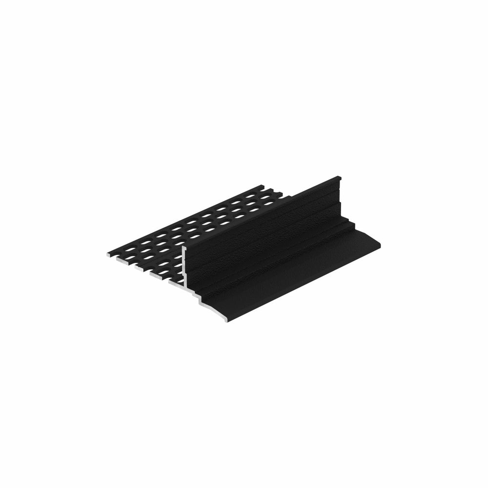 Startprofiel verticaal 50mm. ventilatie - Zwart | 2826