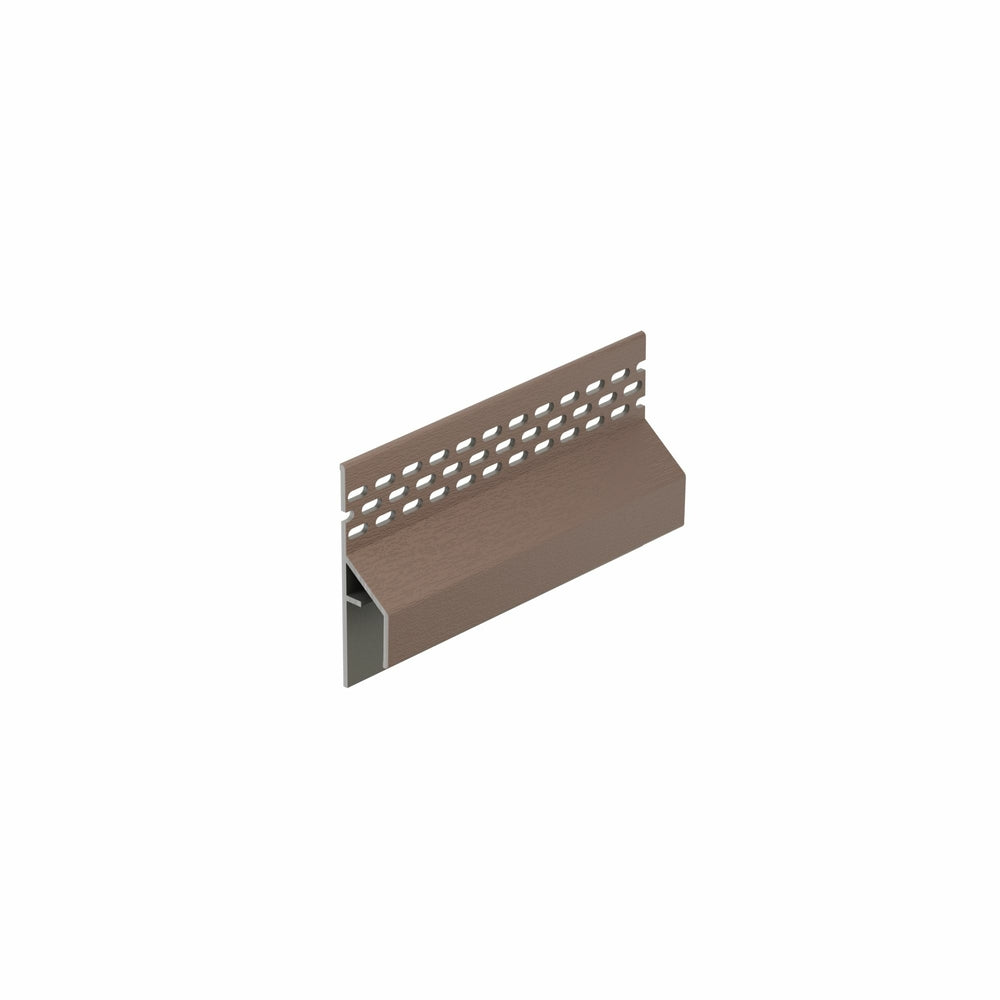 Trim/kraal vent. Keralit gevel - Bruingrijs - Classic (met houtnerf) | 2849